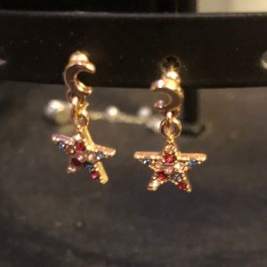 Patriotic Star Drop Earrings